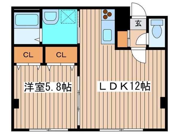 ｳﾞｨﾝﾔｰﾄﾞ琴似の物件間取画像